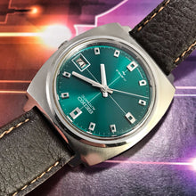 COOL~1972 GREEN DIAL'd SEIKO 7005-7001 AUTOMATIC