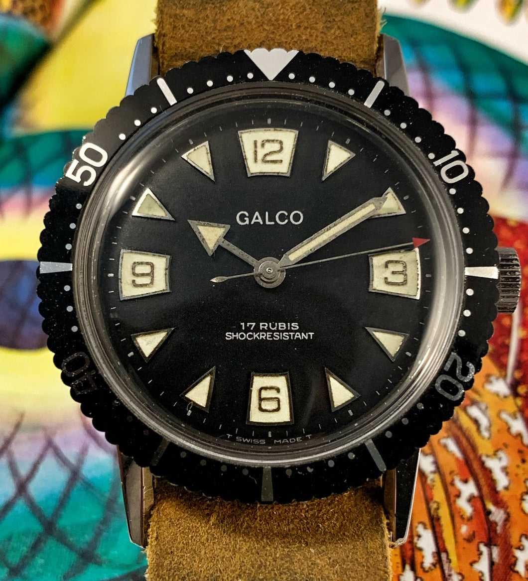 NEAR MINT~60s GALCO BY GALLET SKIN DIVER~SERVICED