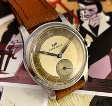 CHIC~50s FRENCH LIP PARE CHOC 2-TONE RADIAL FLIP DIAL