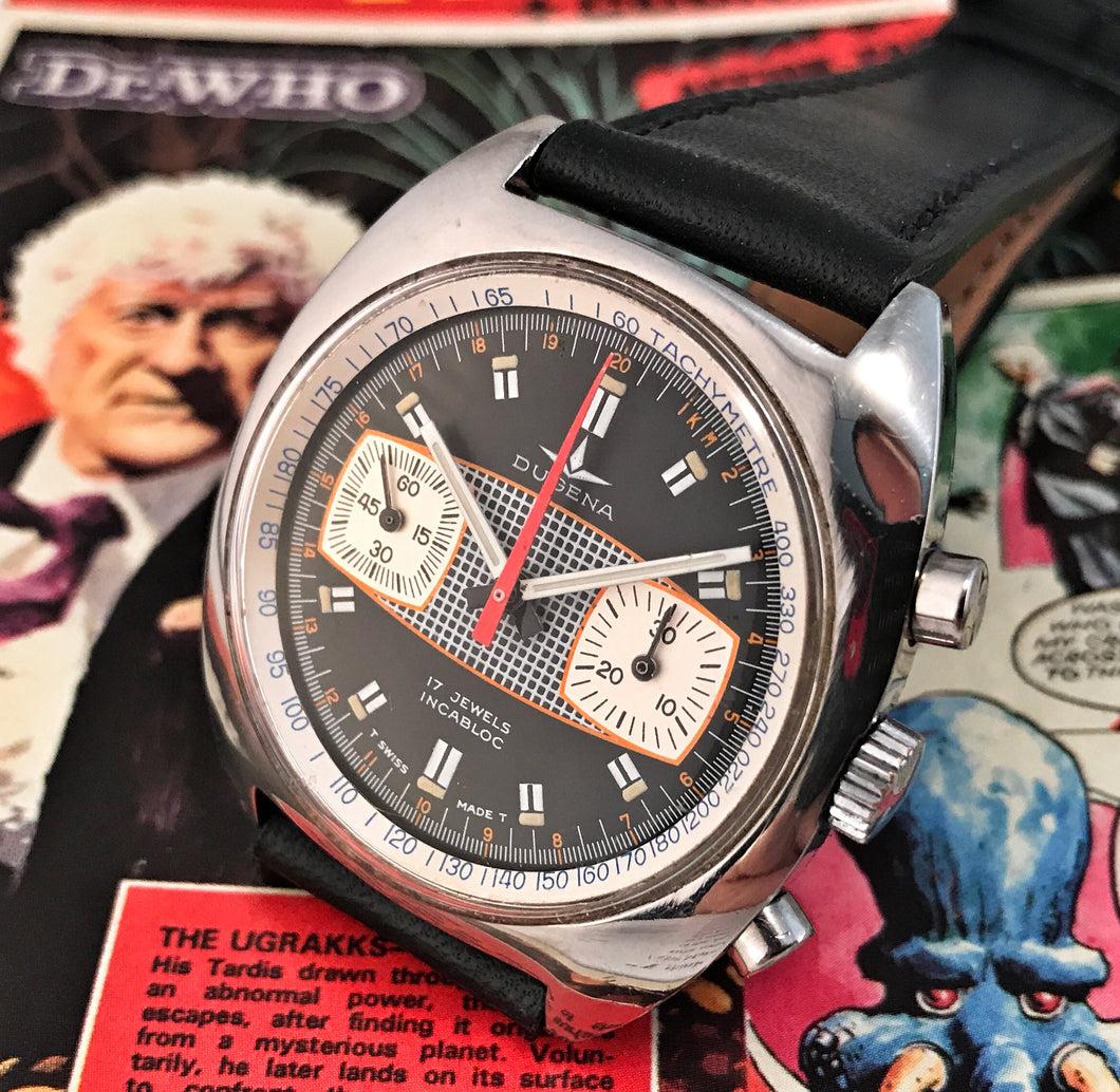 SPORTY~70s DUGENA SPACE-SURFER 4002 CHRONOGRAPH