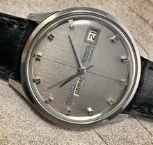 TASTY~1966 SEIKOMATIC DAY/DATE LINEN DIAL 6206-8010