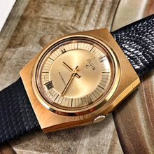DEADLY~70s GOLD ON GOLD ELGIN AUTOMATIC~SERVICED