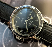 SERVICED~EARLY 60s CLEBAR SNOWFLAKE SKIN-DIVER AUTO