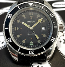 TACTICAL~80s FRENCH MATY MONNIN CASED 200m DIVER