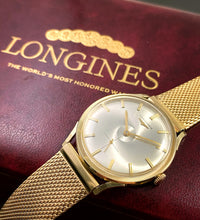 STUNNING~1960s 14k GOLD LONGINES COCKTAIL WATCH